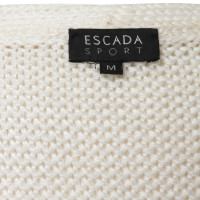 Escada Bianco gilet maglione