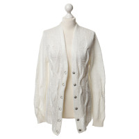 Escada Bianco gilet maglione