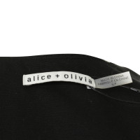 Alice + Olivia Long vest with pattern