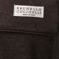 Brunello Cucinelli Kleid in Braun 