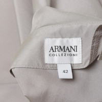 Armani Collezioni Zijden blouse in Taupe