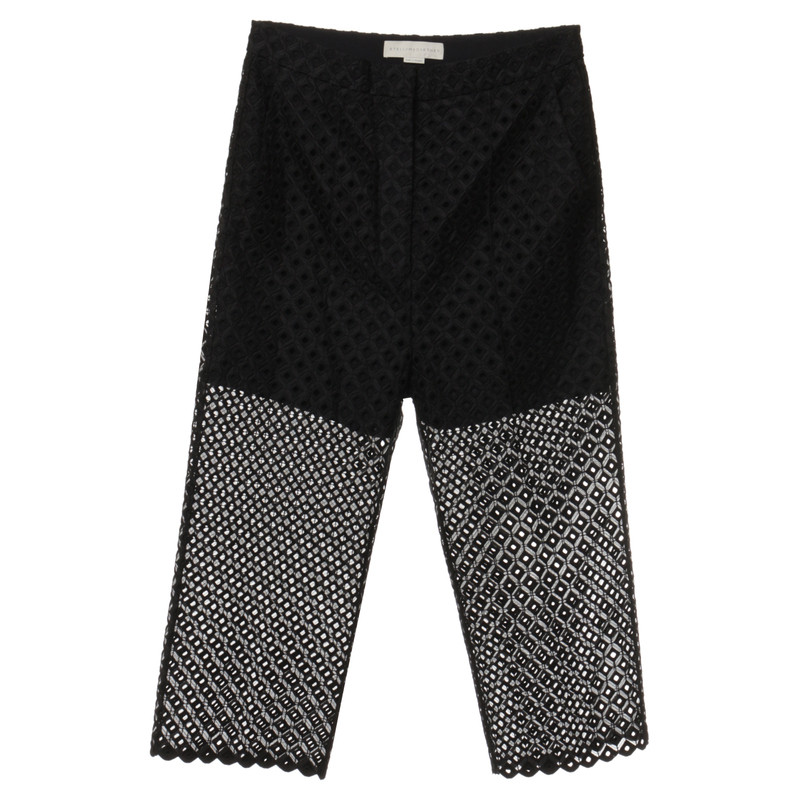 Stella McCartney Pants made of crocheted lace