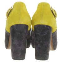 Marni Ankle boots in yellow and dark grey