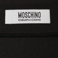 Moschino Zwarte jurk met detail afvegen