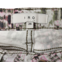 Iro Jeans mit kreativem Print