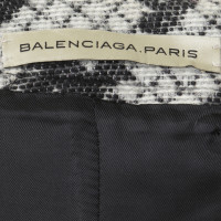 Balenciaga Rok met leren Details