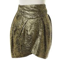 Isabel Marant skirt in metallic gold