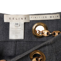 Céline Jeans with gold chain belt