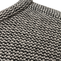 Iro Long sweater in black and white
