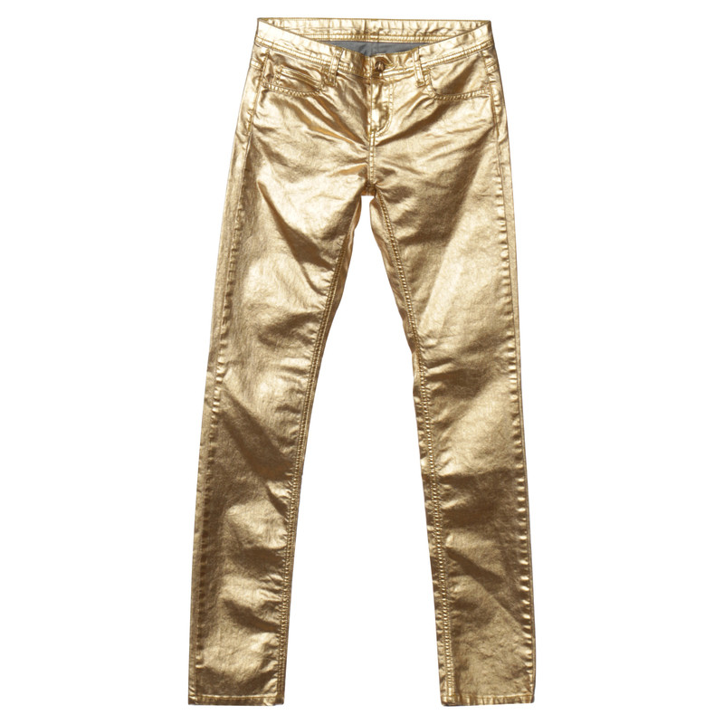 Faith Connexion Trousers in gold 