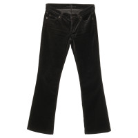 7 For All Mankind Braune Hose in Samt-Optik