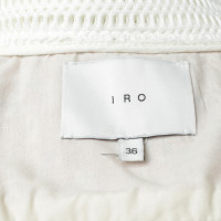 Iro Vest met materiaal mix