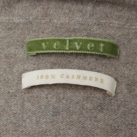 Velvet Cardigan in cashmere