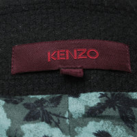 Kenzo Double-Breasted Jas in zwart 
