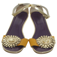 Marc By Marc Jacobs Sandals with gold metallic