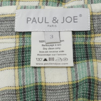Paul & Joe Cotton blouse with Plaid