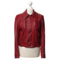 Oakwood Leather jacket in red