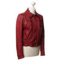 Oakwood Leather jacket in red