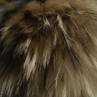 Closed Jacket with fur trim