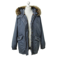 Closed Jacket with fur trim