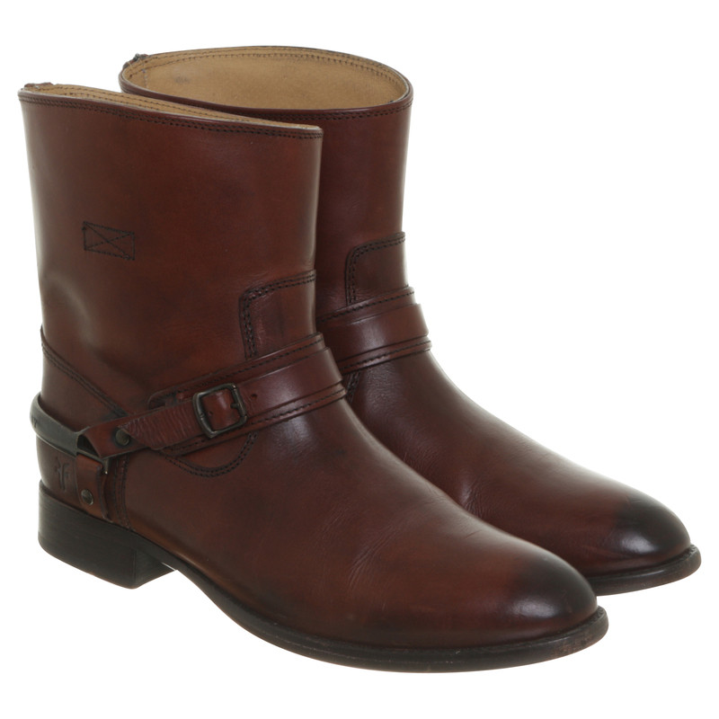 Frye Bottes en marron 