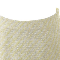 Chanel skirt in yellow white 