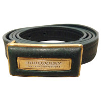 Burberry Leather belt with buckle