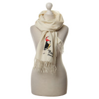 Moschino Cheap And Chic Scarf with embroidery