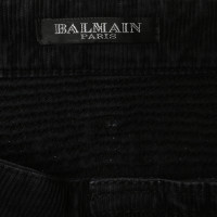 Balmain Corduroy trousers in black