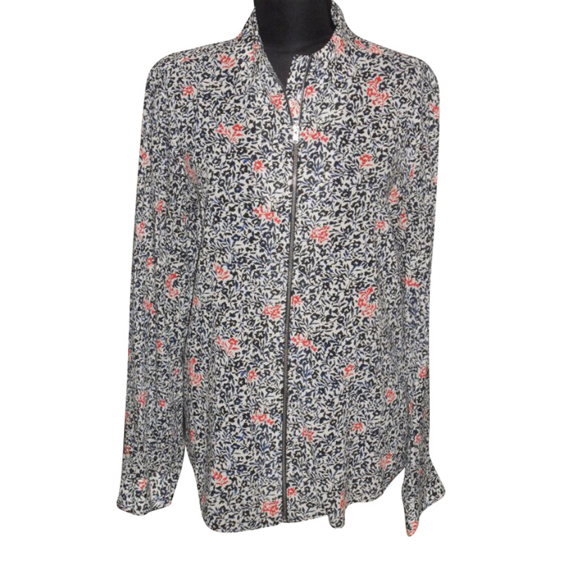 Balenciaga Floral print silk blouse