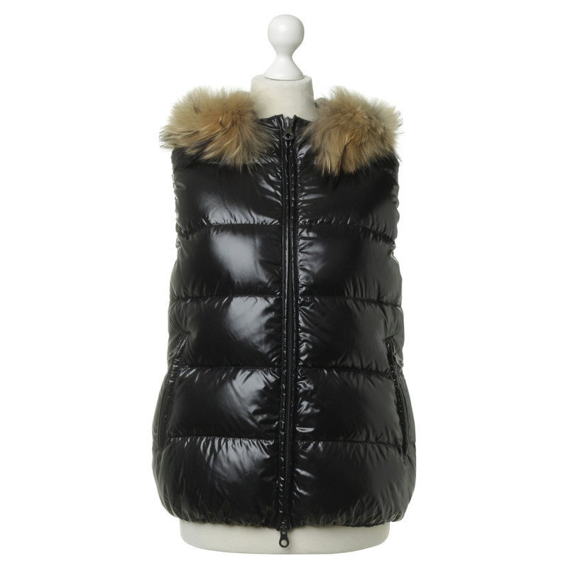 Duvetica Vest with real fur 