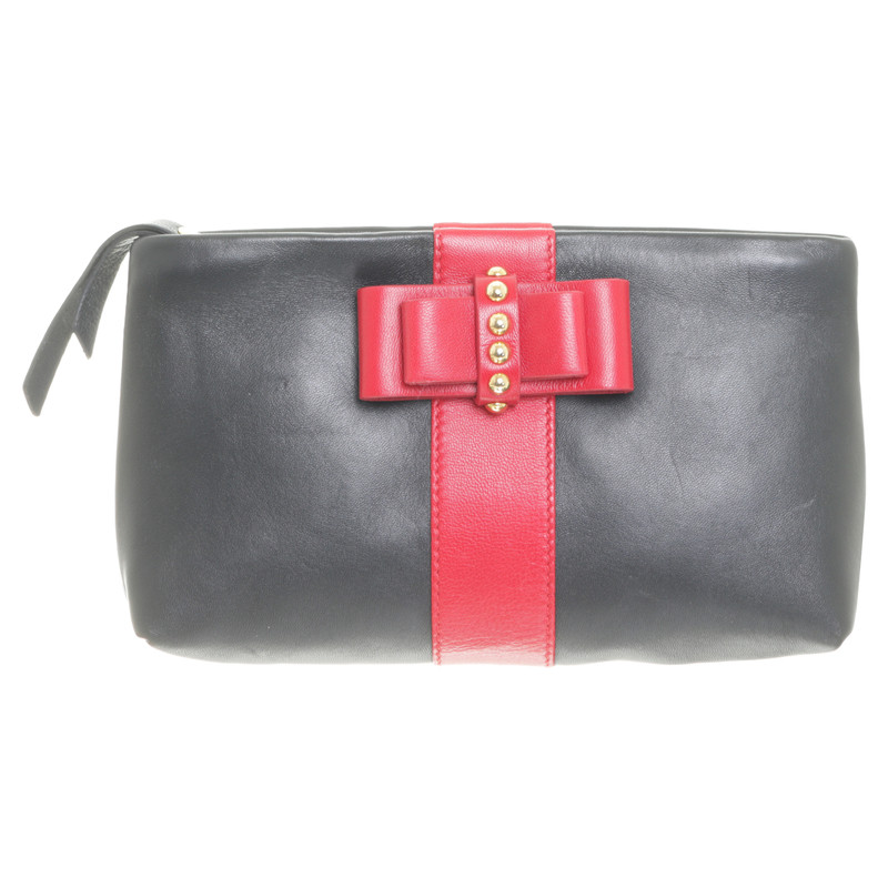 Christian Louboutin clutch with bow 