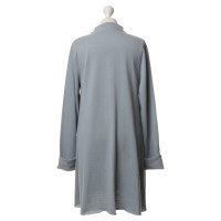 Omen Knitted coat in light blue