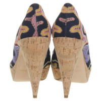 Missoni Peep-toes with graphical pattern