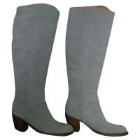 Acne Light grey suede boots