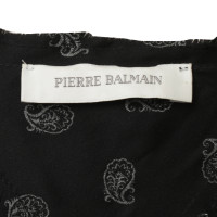 Pierre Balmain Silk top with pattern