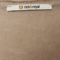 Rich & Royal Cardigan with metallic gloss