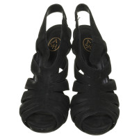 Ash High heel sandal in black