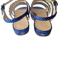 Chanel Blauwe sandalen