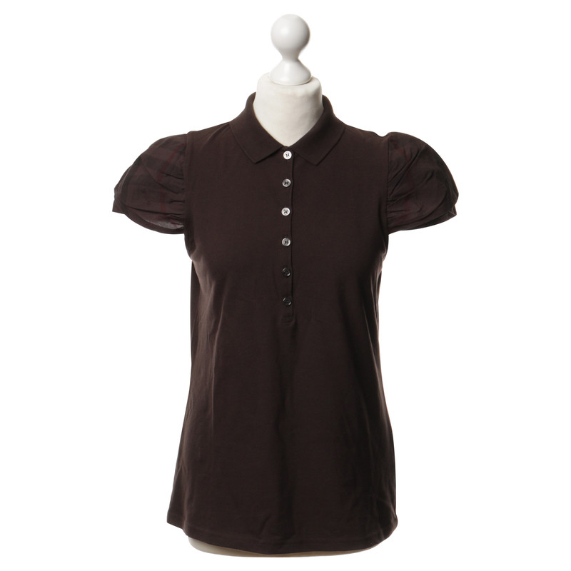 burberry polo brown