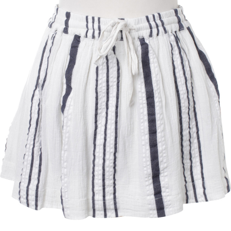 Ganni skirt with stripes