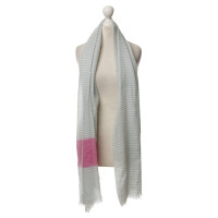 Etro Cashmere scarf in turquoise and pink