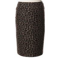 Other Designer Georges Rech - skirt with Leo-print 