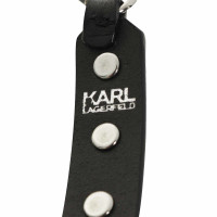 Karl Lagerfeld Bracelet en cuir de goujons