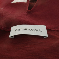 Costume National Top met zijde trim
