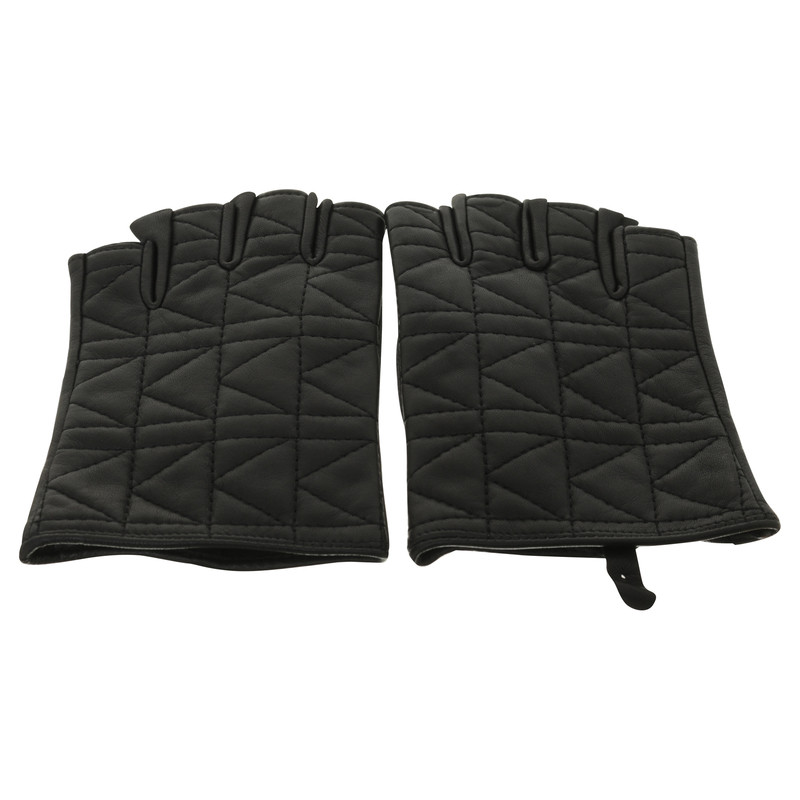 Karl Lagerfeld Lederen handschoenen