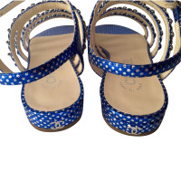 Chanel Blaue Sandalen 