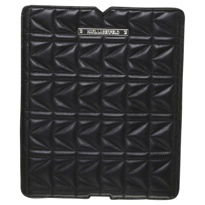 Karl Lagerfeld iPad Case leather
