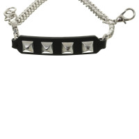 Karl Lagerfeld Rivet leather bracelet
