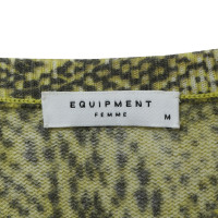 Equipment Cashmere sweater in the reptile look